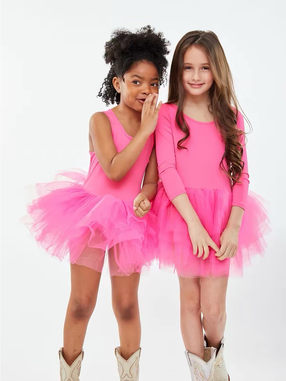 I Love Plum Girls Sleeveless Tutu Dress